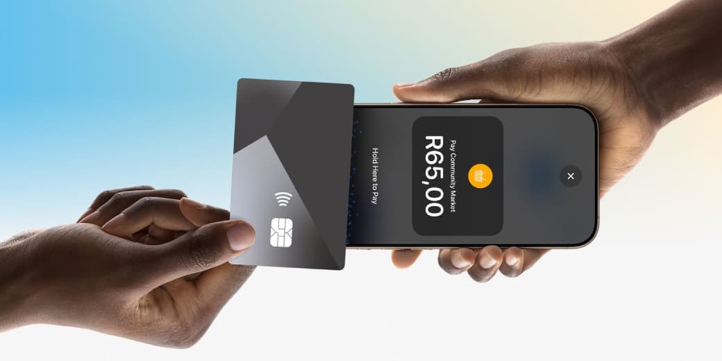A card payment being accepted with iPhone Tap to Pay. Credit: Yoco iPhone Tap to Pay.