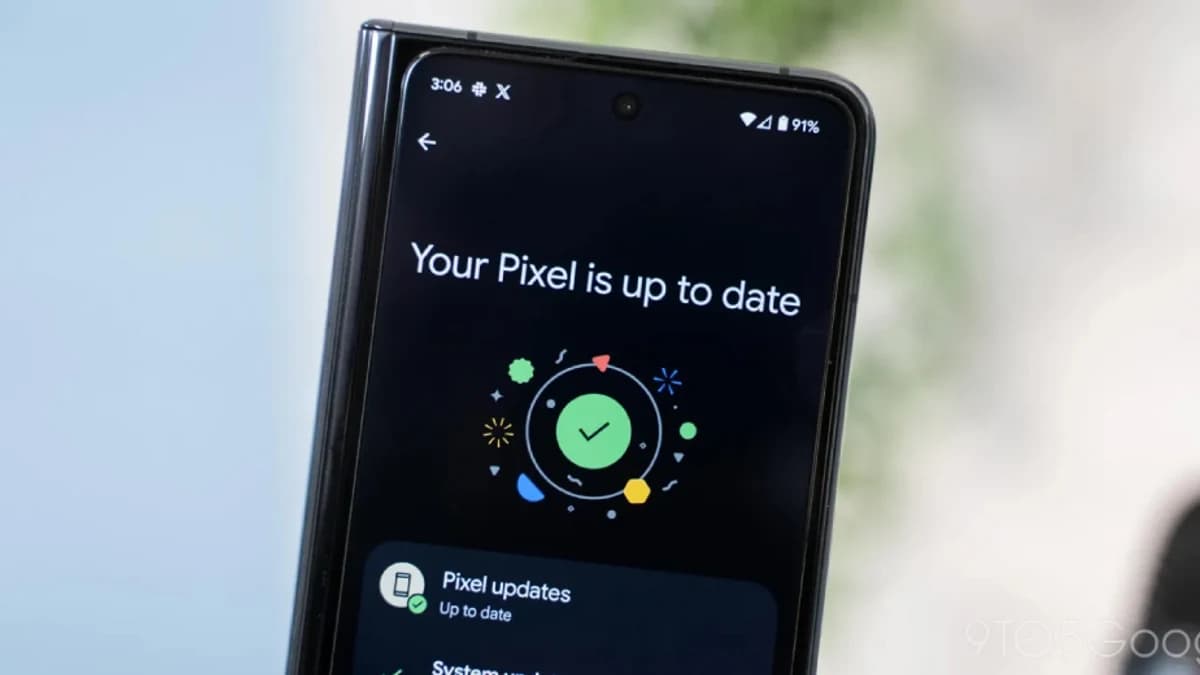 Pixel 10 receiving an August software update for touch and graphics performance.