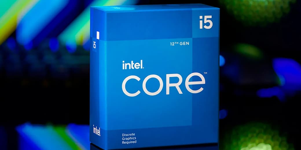 An Intel Core i5 processor box.