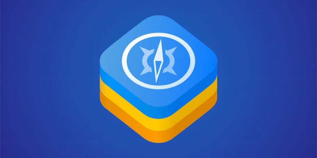 A Safari Technology Preview icon on a blue background. Credit: Apple.