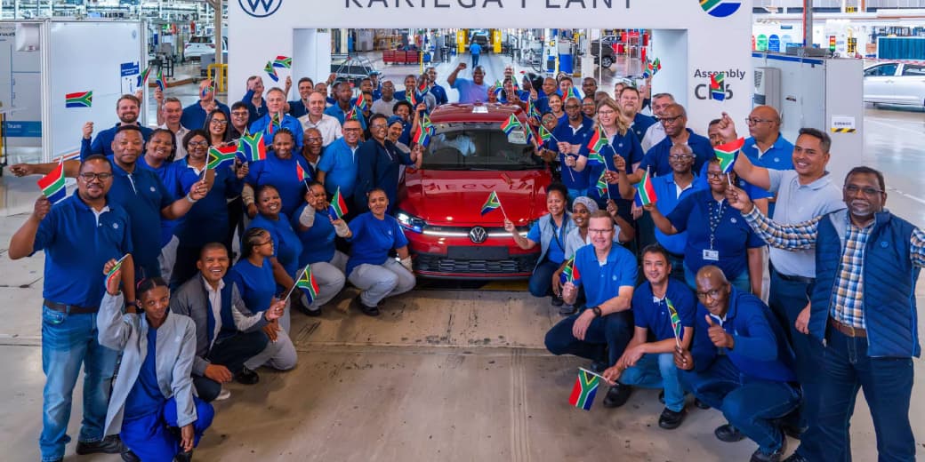 Volkswagen South Africa team members at the Kariega plant. Credit: Volkswagen SA.