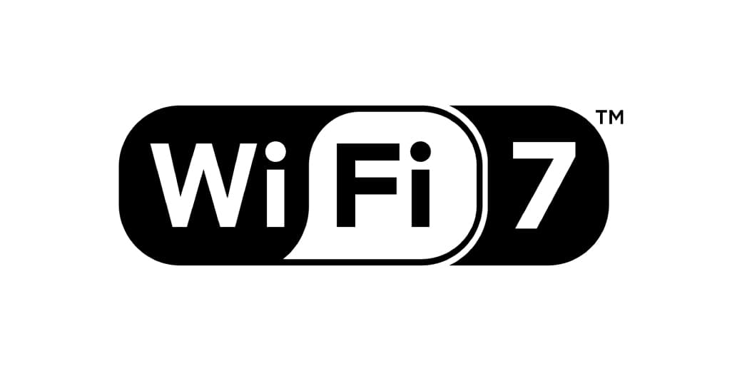 Wi-Fi 7 signage on a white background. Credit: Cetecom.